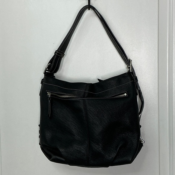 Coach 2012 Black Leather Shoulder Bag #302 - Picture 1 of 1